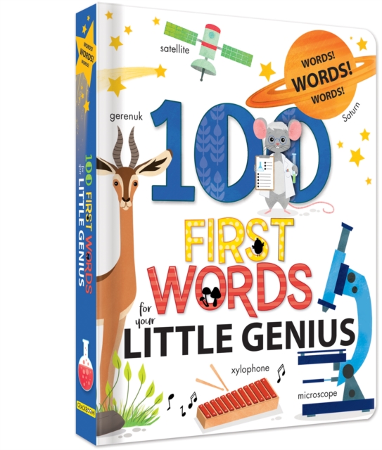 100 First Words for Little Genius, Board book Book