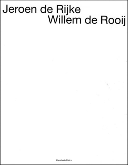 Jeroen De Rijke/Willem De Rooij, Paperback / softback Book