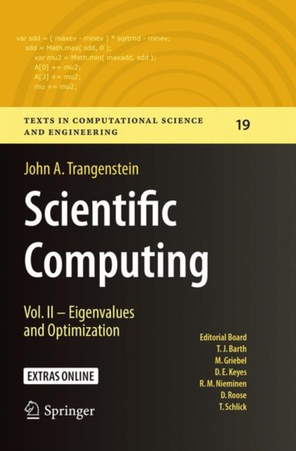 Scientific Computing : Vol. II - Eigenvalues and Optimization, Paperback / softback Book