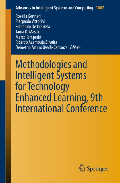 Methodologies and Intelligent Systems for Technology Enhanced Learning, 9th International Conference, EPUB eBook