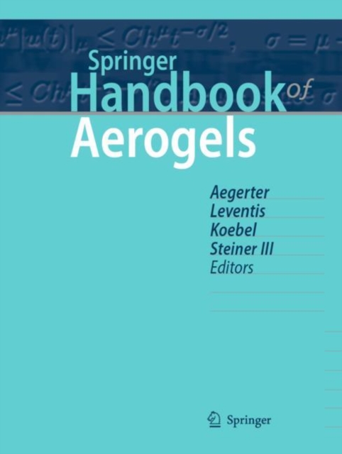 Springer Handbook of Aerogels, Hardback Book