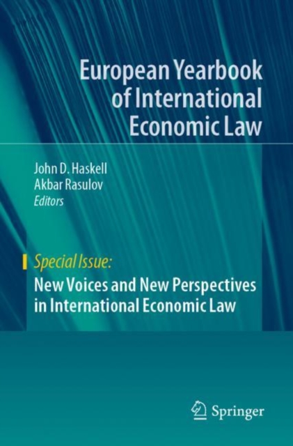 New Voices and New Perspectives in International Economic Law, Paperback / softback Book