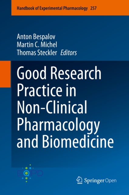 Good Research Practice in Non-Clinical Pharmacology and Biomedicine, EPUB eBook