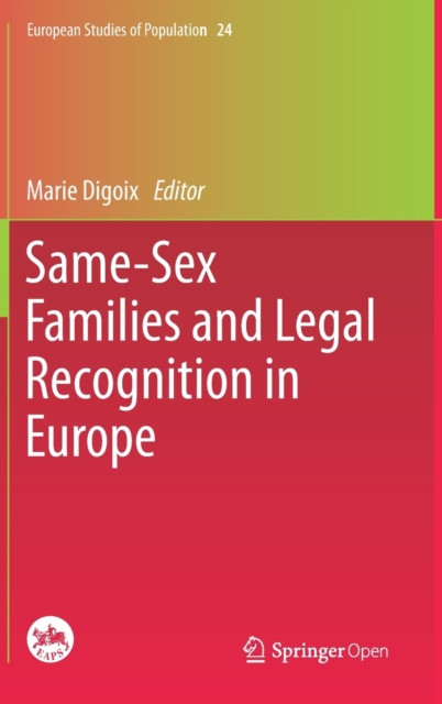 Same-Sex Families and Legal Recognition in Europe, Hardback Book