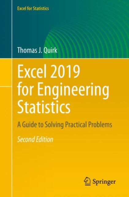 Excel 2019 for Engineering Statistics : A Guide to Solving Practical Problems, EPUB eBook