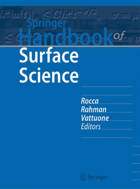 Springer Handbook of Surface Science, Hardback Book