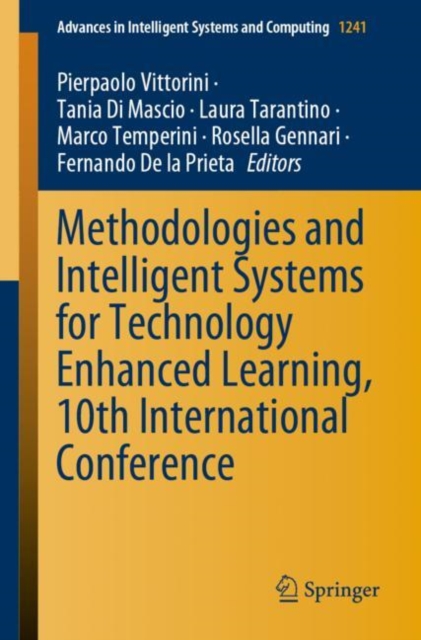 Methodologies and Intelligent Systems for Technology Enhanced Learning, 10th International Conference, EPUB eBook