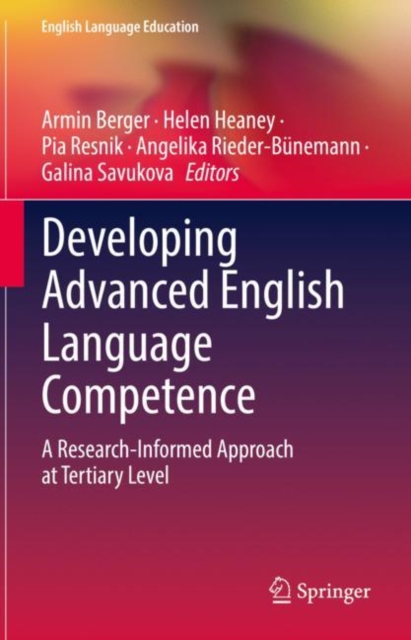 Developing Advanced English Language Competence : A Research-Informed Approach at Tertiary Level, EPUB eBook