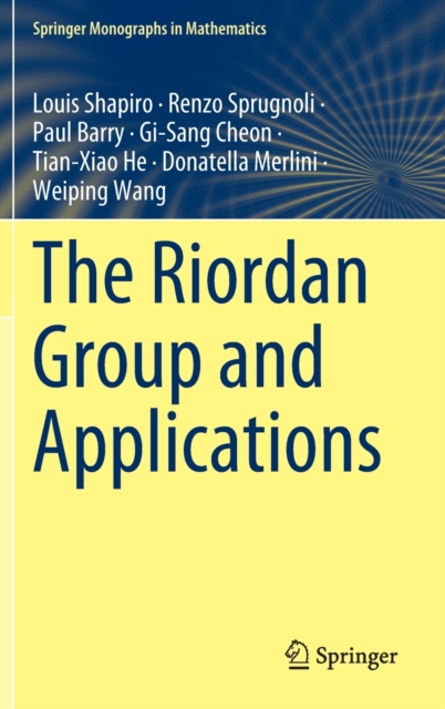 The Riordan Group and Applications, Hardback Book