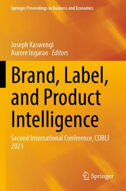 Brand, Label, and Product Intelligence : Second International Conference, COBLI 2021, Paperback / softback Book