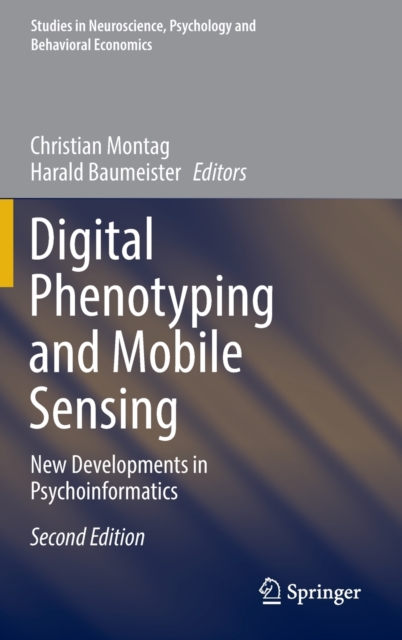 Digital Phenotyping and Mobile Sensing : New Developments in Psychoinformatics, Hardback Book