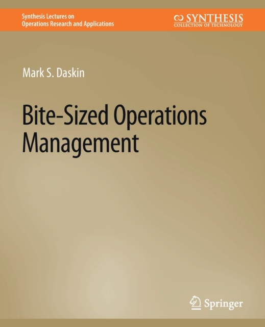 Bite-Sized Operations Management, Paperback / softback Book