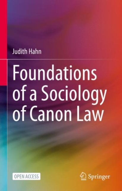 Foundations of a Sociology of Canon Law, EPUB eBook