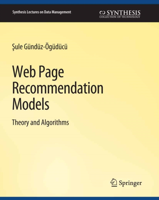 Web Page Recommendation Models, PDF eBook