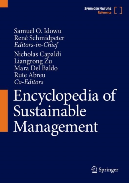 Encyclopedia of Sustainable Management, Hardback Book