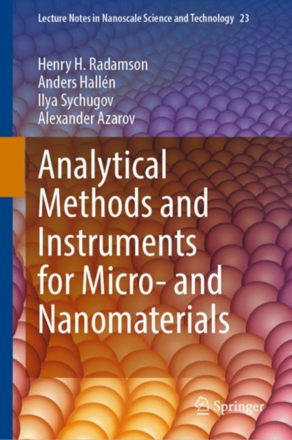 Analytical Methods and Instruments for Micro- and Nanomaterials, Hardback Book