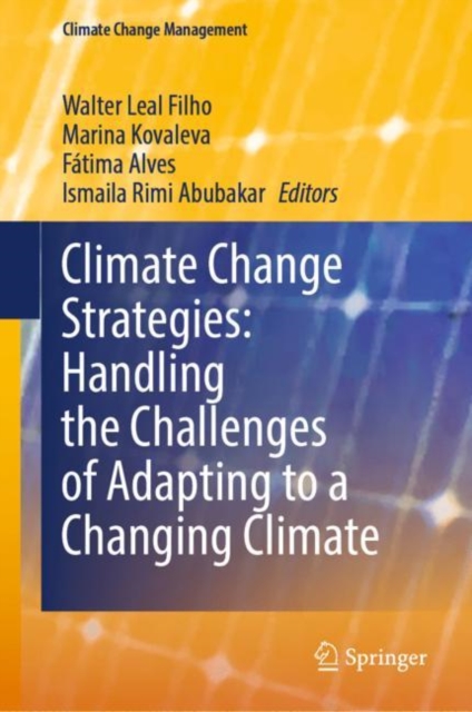 Climate Change Strategies: Handling the Challenges of Adapting to a Changing Climate, Hardback Book