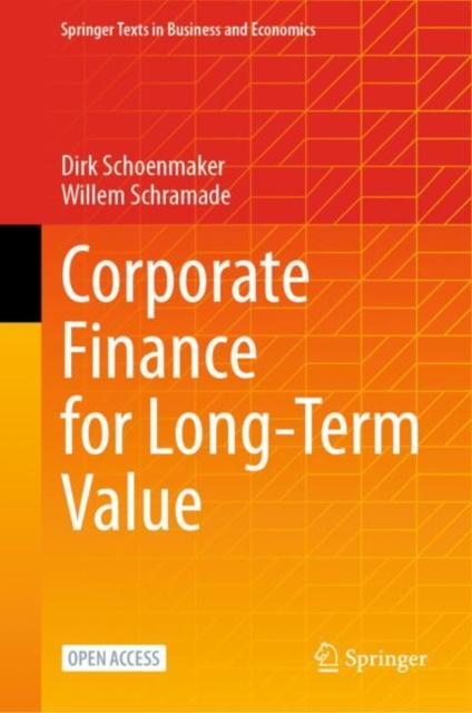Corporate Finance for Long-Term Value, Hardback Book