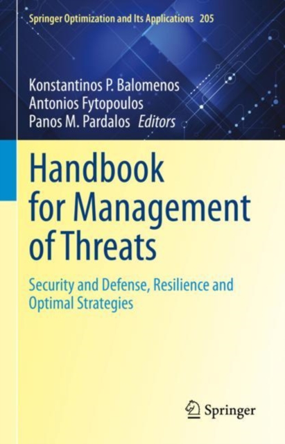 Handbook for Management of Threats : Security and Defense, Resilience and Optimal Strategies, Hardback Book