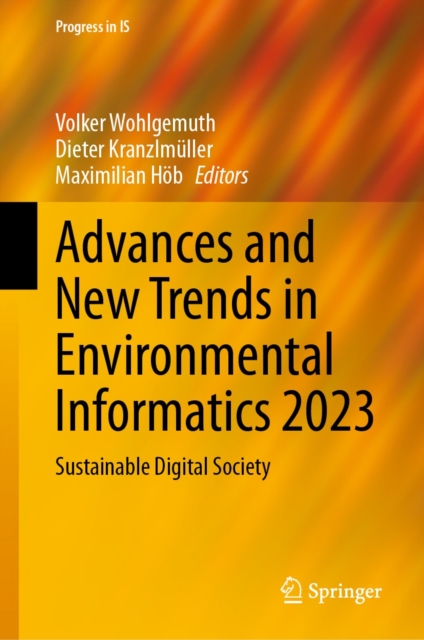 Advances and New Trends in Environmental Informatics 2023 : Sustainable Digital Society, EPUB eBook