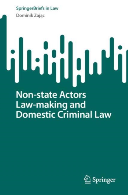 Non-state Actors Law-making and Domestic Criminal Law, Paperback / softback Book