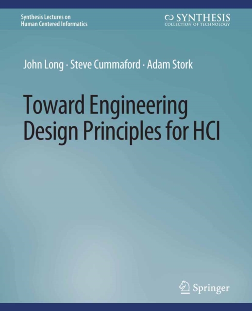 Toward Engineering Design Principles for HCI, PDF eBook