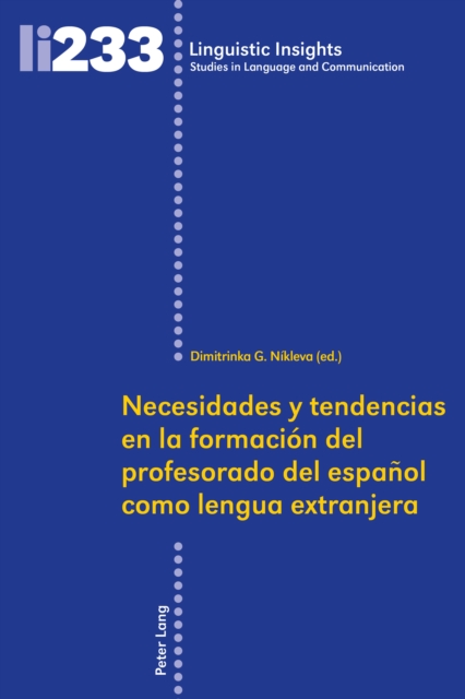 Necesidades y tendencias en la formacion del profesorado de espanol como lengua extranjera, PDF eBook