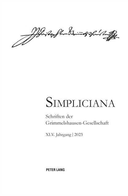 Simpliciana XLV (2023), PDF eBook