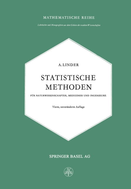 Statistische Methoden : Fur Naturwissenschafter, Mediziner und Ingenieure, PDF eBook