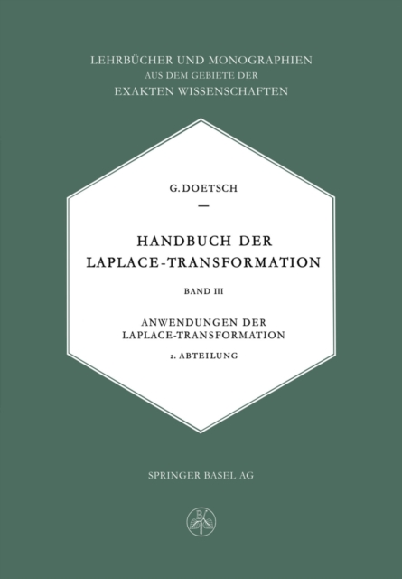 Handbuch der Laplace-Transformation : Anwendungen der Laplace-Transformation, PDF eBook