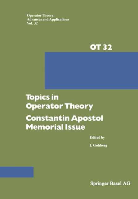 Topics in Operator Theory : Constantin Apostol Memorial Issue, PDF eBook
