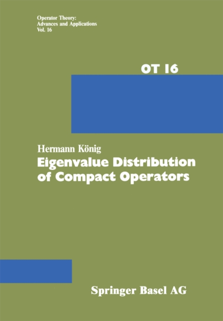 Eigenvalue Distribution of Compact Operators, PDF eBook
