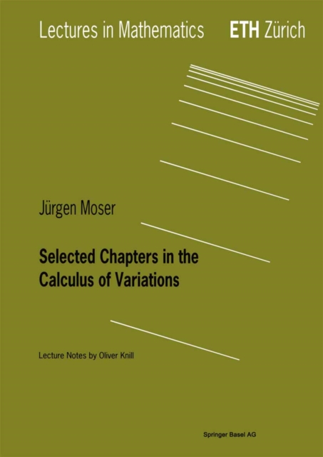 Selected Chapters in the Calculus of Variations, PDF eBook