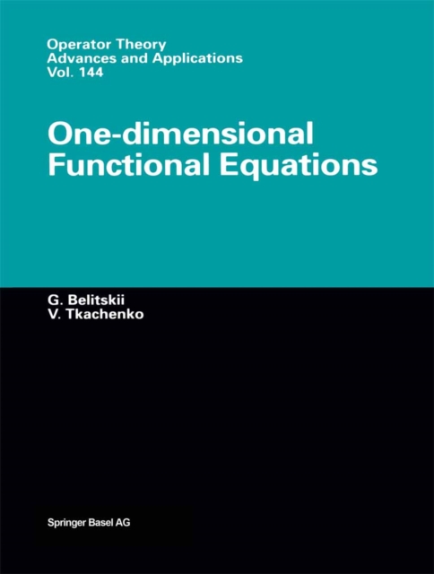One-dimensional Functional Equations, PDF eBook