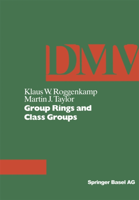 Group Rings and Class Groups, PDF eBook