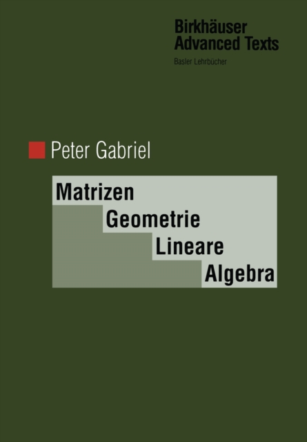 Matrizen, Geometrie, Lineare Algebra, PDF eBook