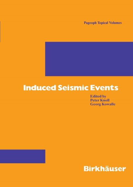 Induced Seismic Events, PDF eBook