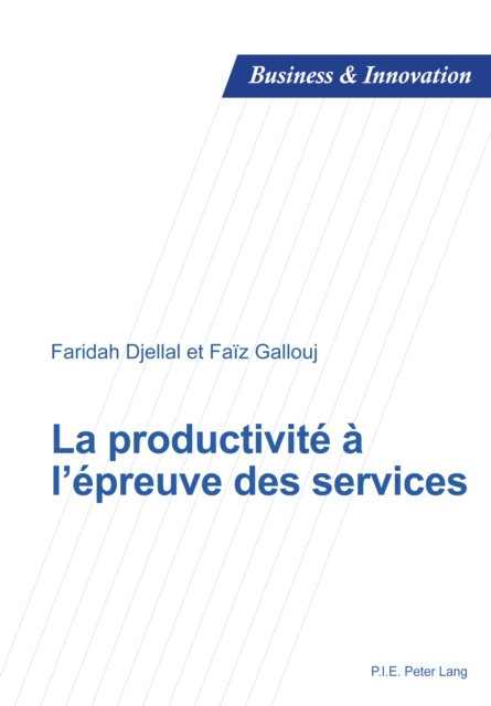 La productivite a l'epreuve des services, PDF eBook
