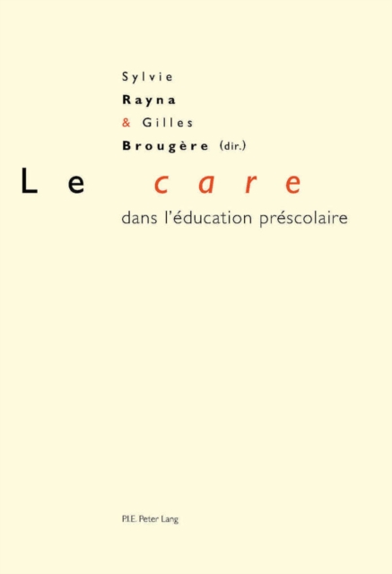 Le «care» dans l'education prescolaire, EPUB eBook