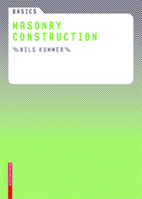 Basics Masonry Construction, PDF eBook