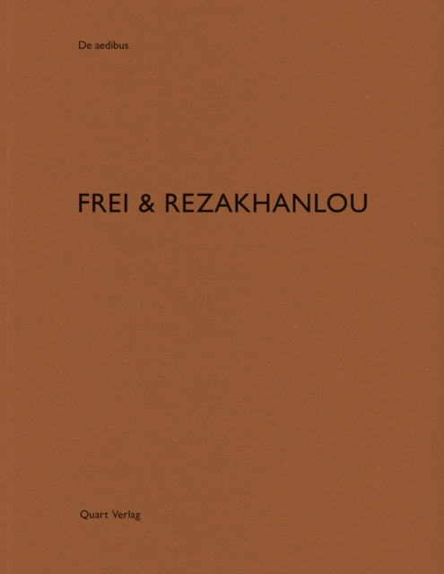 Frei Rezakhanlou : De aedibus, Paperback / softback Book