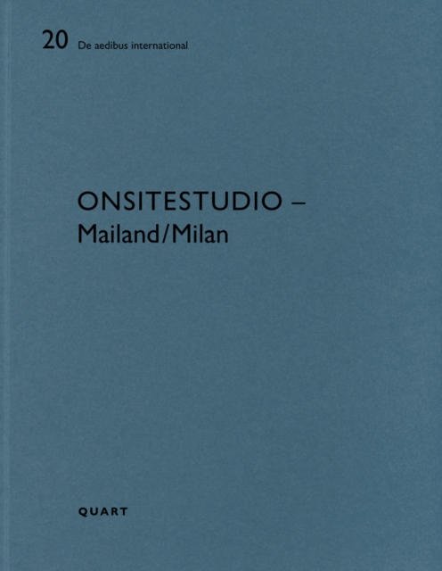 Onsitestudio - Mailand/Milan : De aedibus international 20, Paperback / softback Book