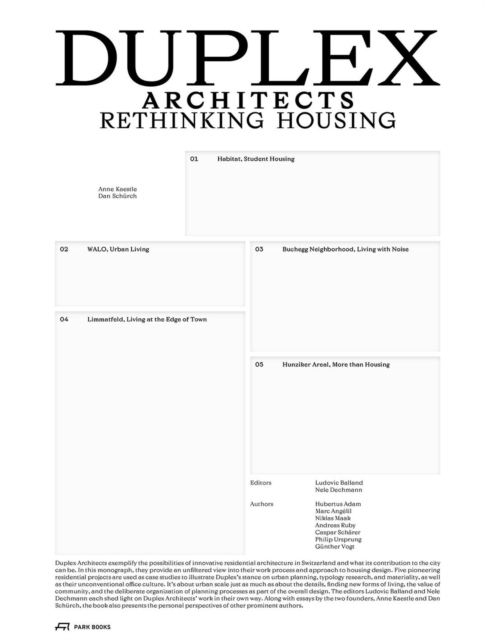Duplex Architects : Housing, Hardback Book