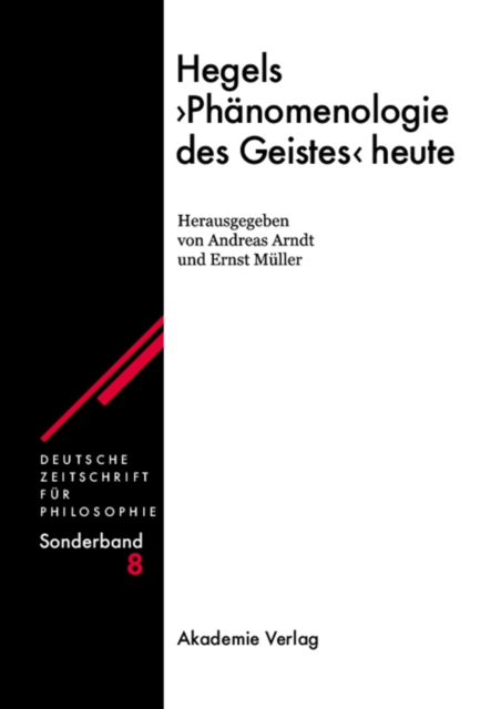 Hegels "Phanomenologie des Geistes" heute, PDF eBook