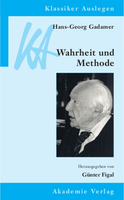Hans-Georg Gadamer: Wahrheit und Methode, PDF eBook