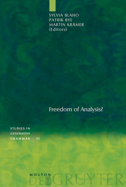 Freedom of Analysis?, PDF eBook