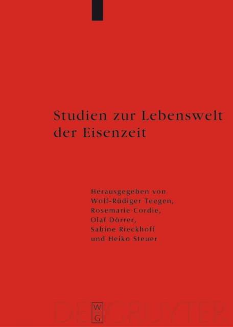 Studien zur Lebenswelt der Eisenzeit : Festschrift fur Rosemarie Muller, PDF eBook