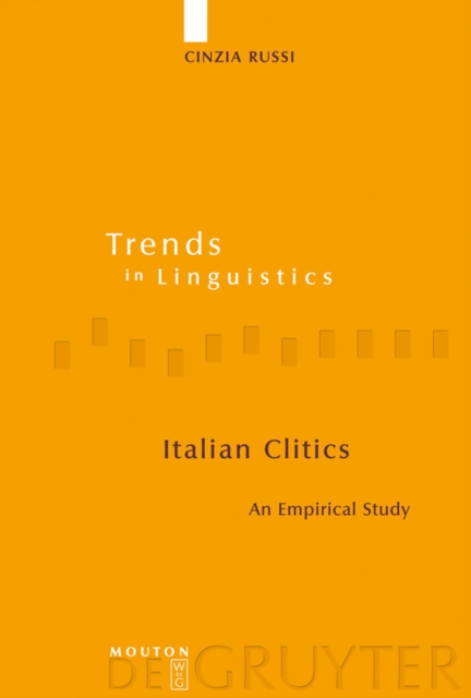 Italian Clitics : An Empirical Study, PDF eBook