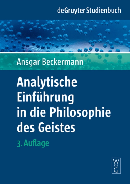 Analytische Einfuhrung in die Philosophie des Geistes, PDF eBook
