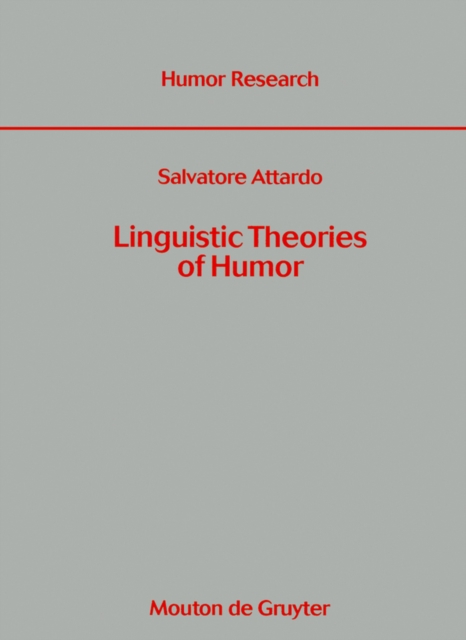 Linguistic Theories of Humor, PDF eBook